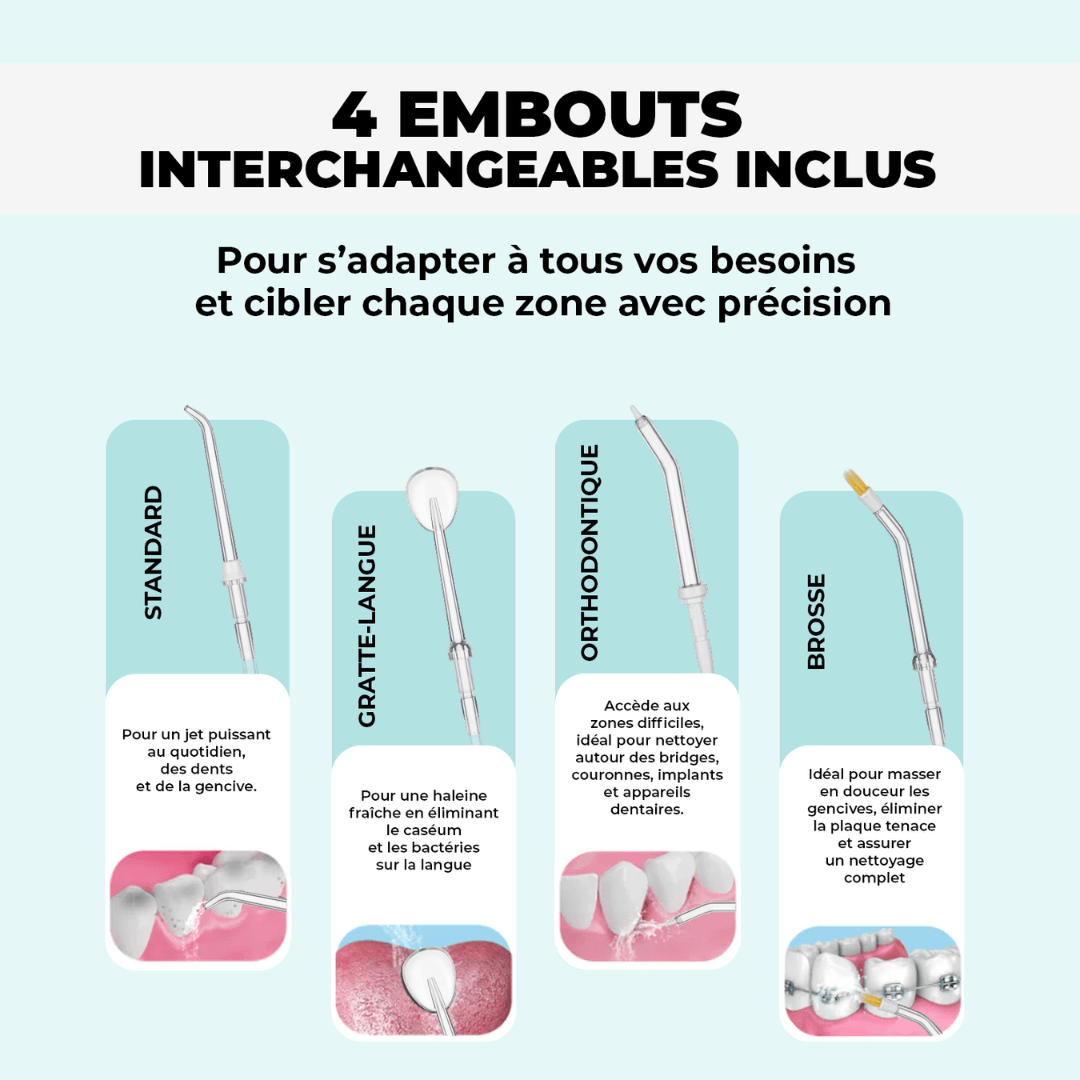 embouts jet dentaire